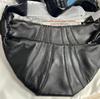 2024 Genuine Sheepskin Croissant Messenger Bag - Neutral Leather Texture