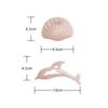 Dolphin Shell Series Hairpin Acetate Back Head Headwear Elegant Hair Claw Clip  Hair Accessories