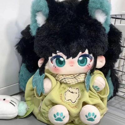 20Cm Anime Demon Slayer Baumwollpuppe Kawaii Plüschpuppe Mädchen Cartoon Tokitou Muichirou Umgebende Gutes Aussehen Tragbares Spielzeug Geschenk