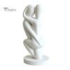 Balanced Weight Ornament 3D Printed Hugging Couple Sculpture, Abstract Embrace Figurine with Smooth Curves, Minimalist Statue Stain Resistant Material