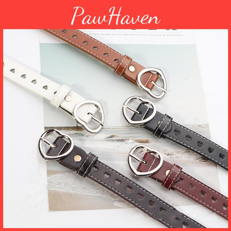 Buckle Belt Love Simple Versatile Hollow Fashion Personalized Jeans Belt Women