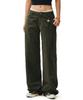 Deketeuumeon Signature Low Rise Wide Jeans Dcwpt004Khaki