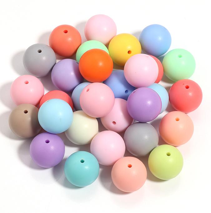 10-100pcs/lot 6/8/10/12/14/16/18/20mm Macaron Color Acrylic Beads Round Loose Beads For DIY Jewelry Making Necklace Bracelet
