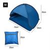 Pop-up tält Parkering i bil Mini skuggtält Skuggkupol Solbad camping Strand personligt ansiktsskyddstält Solskydd