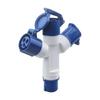 16A Camping Caravans Single to 2/3 Way Electrical Hook Up Splitter Adapter