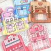 Cute Cartoon Schoolbag Shape Candys Packaging Bags Snack Cookie Storage Bag Children'S Day Birthday Sealing Bag