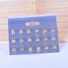 Korean Style Stud Earrings Set: Versatile, Simple, 9 Pairs of Randomly Selected Earrings for Women.