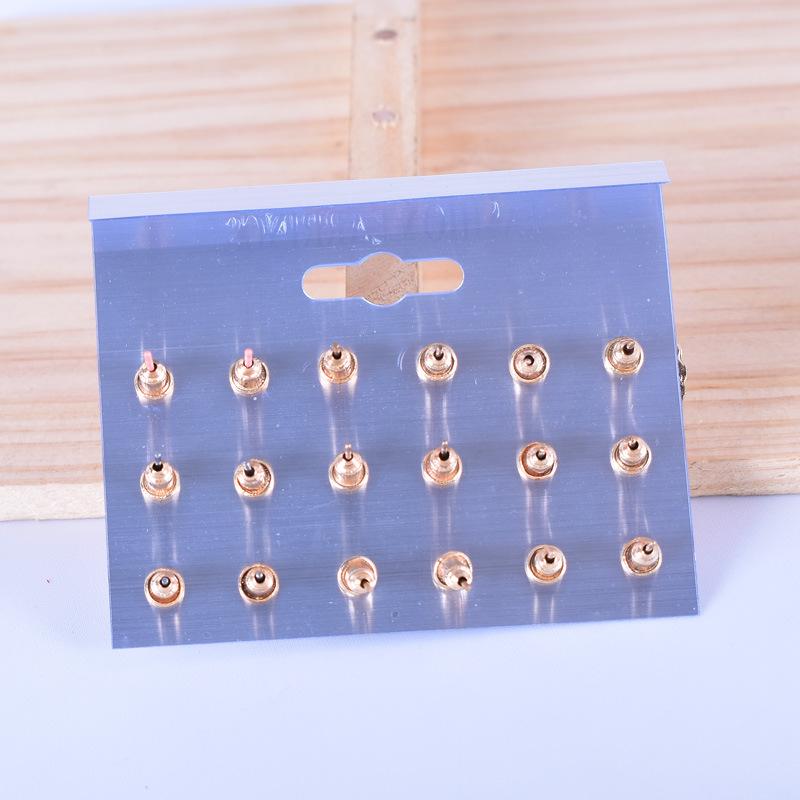 Korean Style Stud Earrings Set: Versatile, Simple, 9 Pairs of Randomly Selected Earrings for Women.