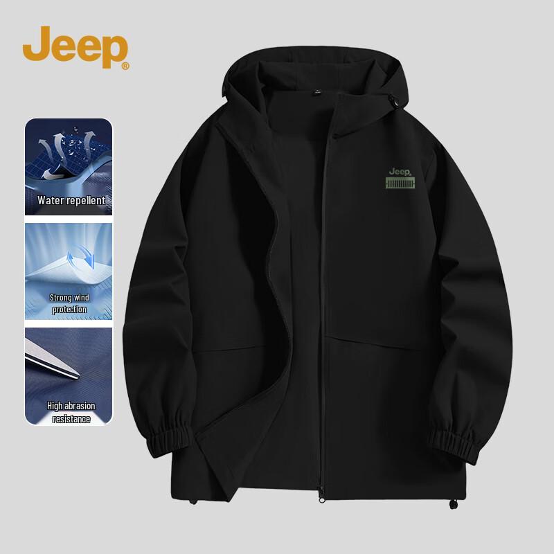 

Jeep Men s 3-Proof Retro Casual Jacket 3XL