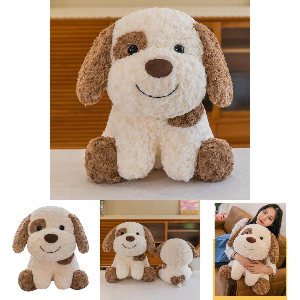 Adorable Spotty Puppy Plush Toy For Kids Gift And Bedroom Decor With Soft Pp Cotton Filling
