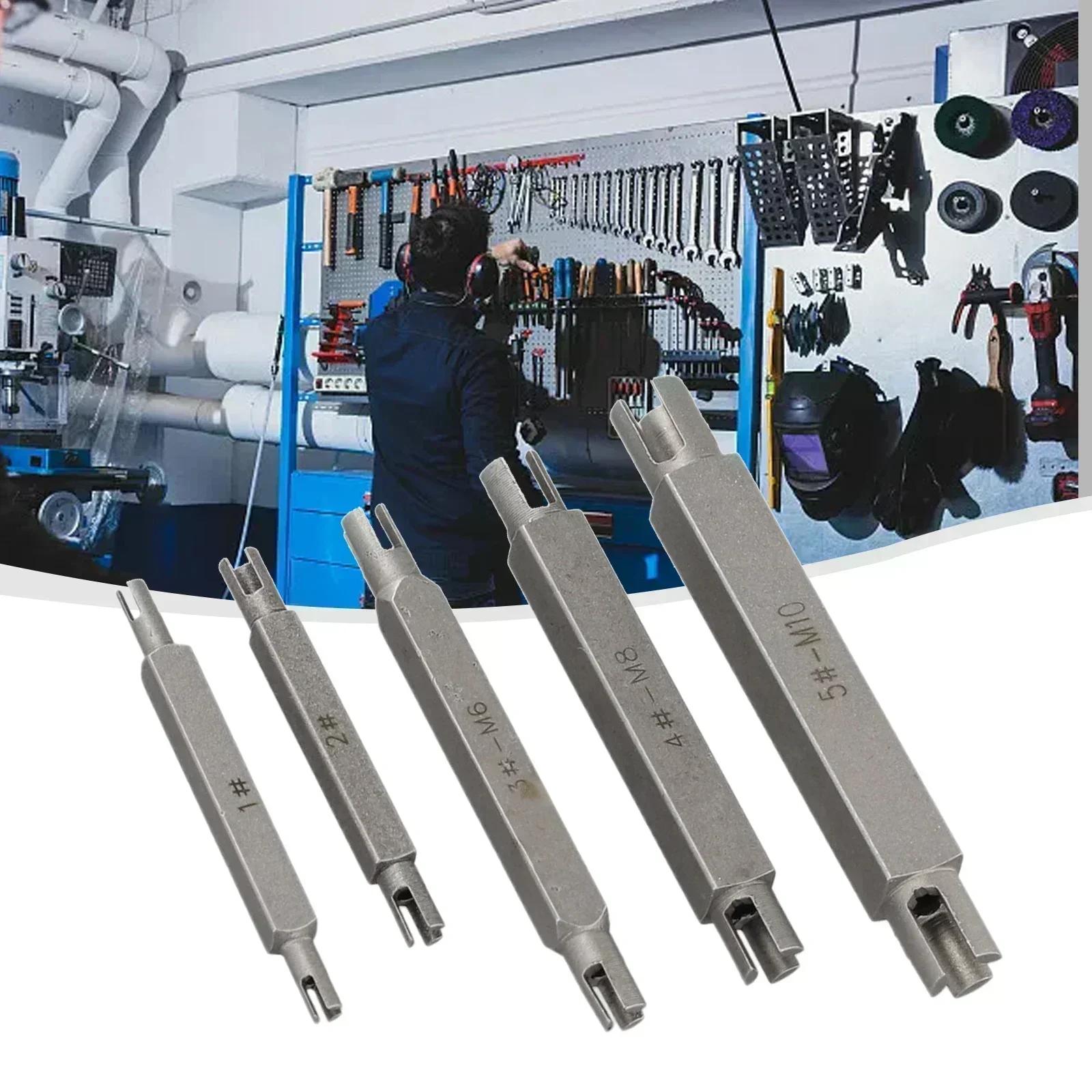 

5Pcs Broken Tap Removal Hex Double Head Screw Tap Extractor -M10 Set For Electric Driver Wrench Power Tools Accessories China Mainland