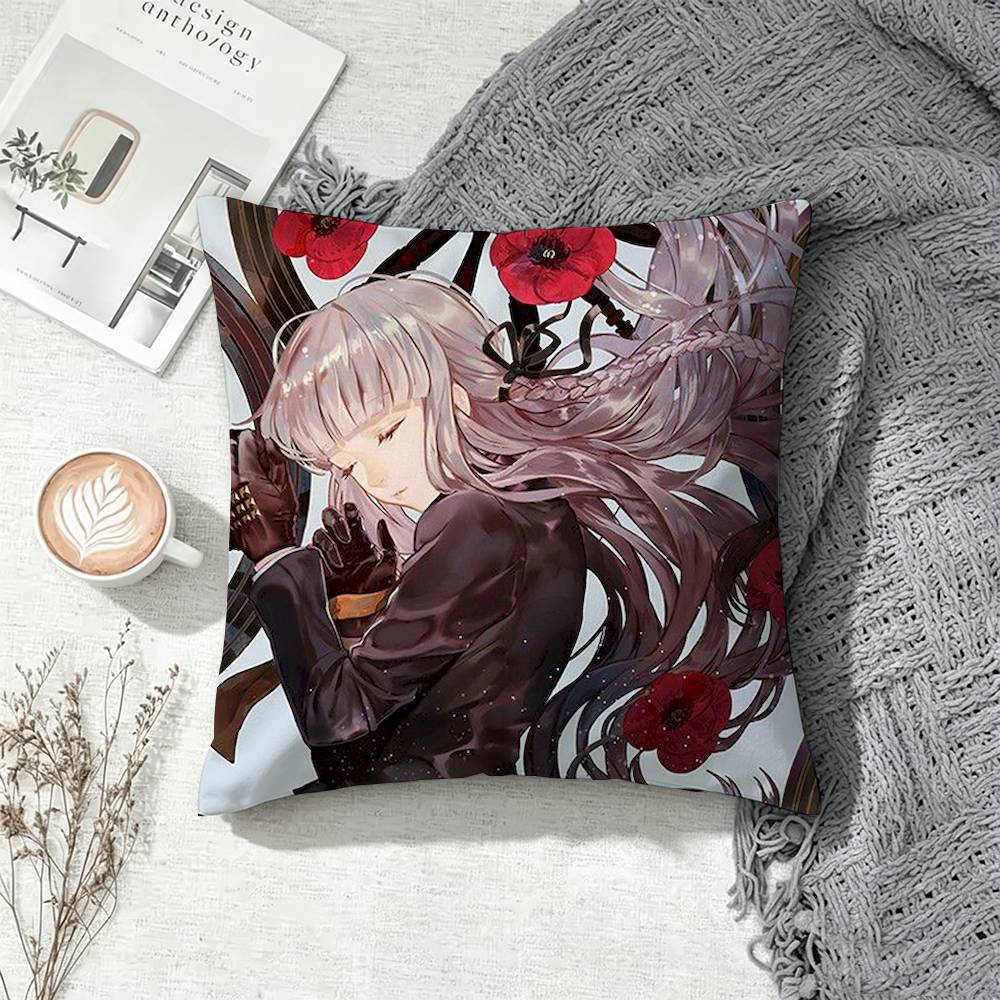 Danganronpa Kyoko Kirigiri Square Pillow Case Multi Sizes For Car Home Bedroom Decor Custom Valentine Gifts