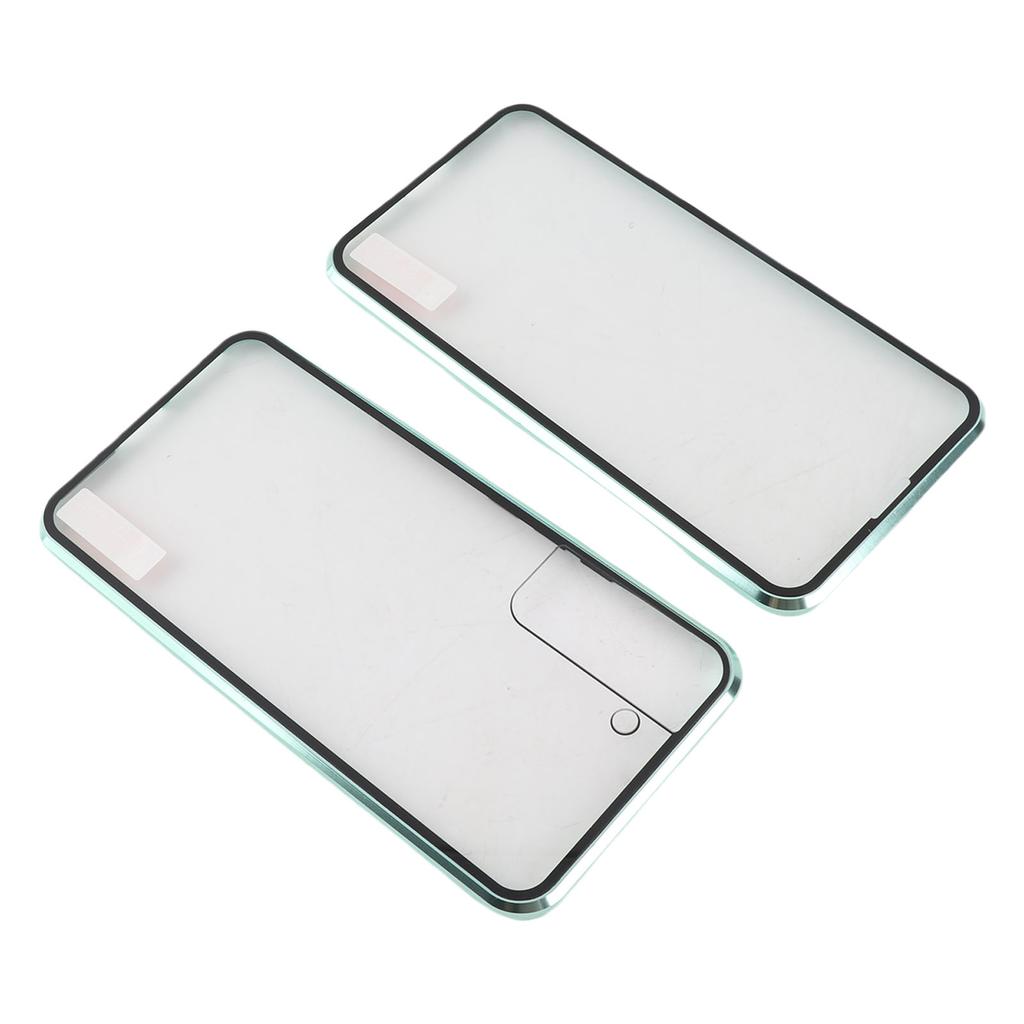 Pro S22 Pouzdro Oboustranné Sklo Kovové Plné Obalování Smartphone Magnetické Ochranné Pouzdro