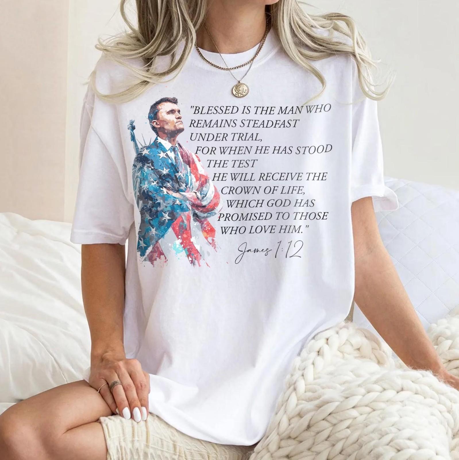 Turning Point Unisex T-Shirt In Loving Memory of Charlie Kirk Shirt XXXXL