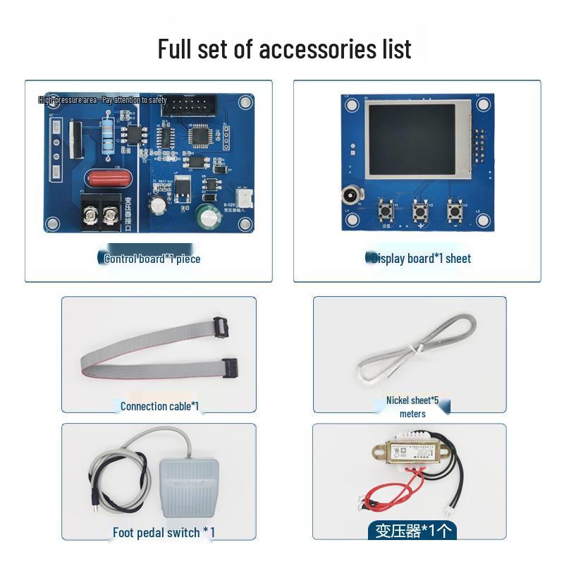 220V DIY Transformer Spot Welder Control Board Kit for Microwave Oven & Lithium Battery Repair