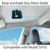 Oisinlas 16pcs Sunshade Clip Roof Shade Clips for Sunroof Compatible with Tesla Model 3