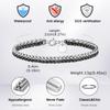 New Black Silver Color Men's Chain Bracelets,Stainless Steel Wheat Chain Wristband,Hip Hop Vintage Jewelry Gift for Him