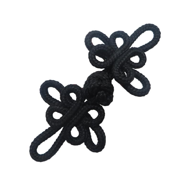 

Versatile Chinese Knot Button Cheongsam/Cloaks/Cardigan Fasteners for Sewing чорний
