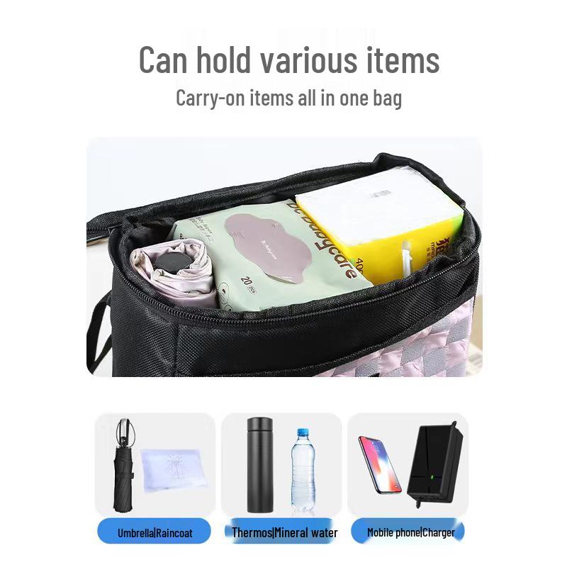 Large-Capacity Waterproof Storage Bag with Front Pocket for Electric Scooters & Bicycles