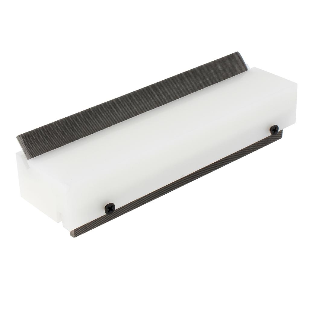 Length 7 Inch 35 and 90 Degrees Double Sided Fret End Beveling File for Acoustic / Electric Guitar Bass Low Friction Luthier Angle Tool