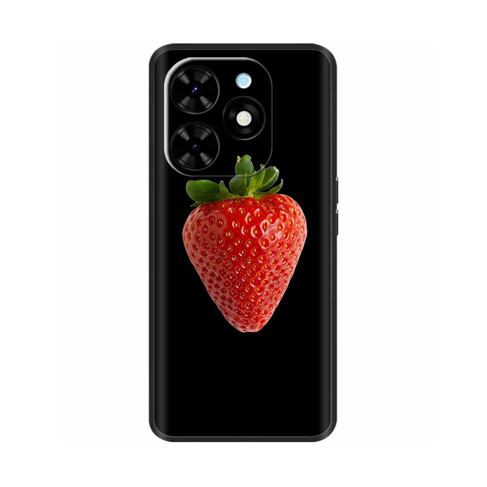 For Tecno Spark 20 Pro Case Soft Black Silicone Phone Case For Tecno Spark 20C Coque Spark20 Spark 20 Pro Bumper Cover Fundas