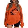 Unisex Lightweight Long Sleeve Neck Pullover Printed Sweatshirt