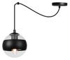 Toledo Spider Hanging Lamp Black 1-Plate Black Lampshade E14