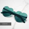 Candy Color Heart Shape Ocean Personality Frameless Children's Sunglasses Fashion Candy Love Sunglasses