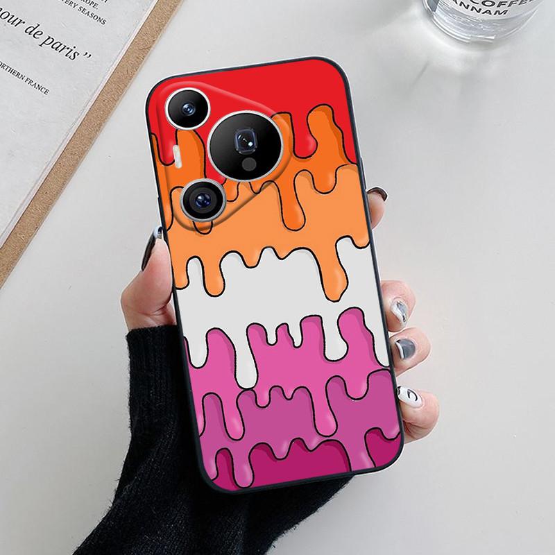 For Huawei Pura 70 Case Lovely Cartoon Flower Soft Silicone Phone Cover For Huawei Pura 70 Pro Plus Pura70 Ultra Funda Coque