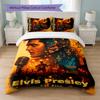 Elvis Presley Print 3Pcs Duvet Cover Set 1 Duvet Cover and 2 Pillowcases Soft Bed Linen For Household Bedroom