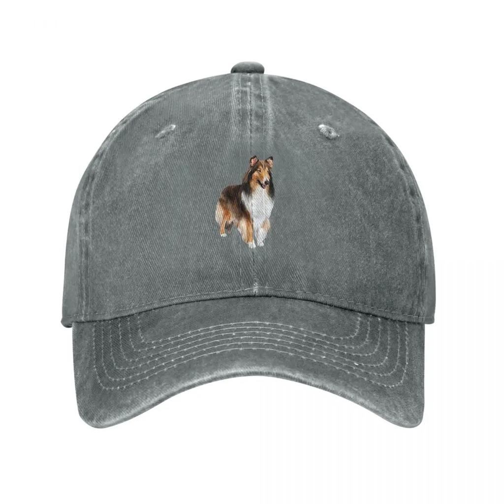 Rough Collie Stunning Look Baseball Cap Funny Hat Summer Hat Hat Luxury Brand Fishing Designer Unisex Womens