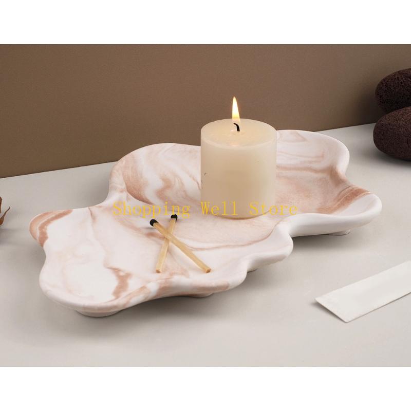 KX4B Waves Tray Molds Storage Tray Silicone Mould Crafting Molds Epoxy Resin Molds Jewelry Tray Molds Castings Molds