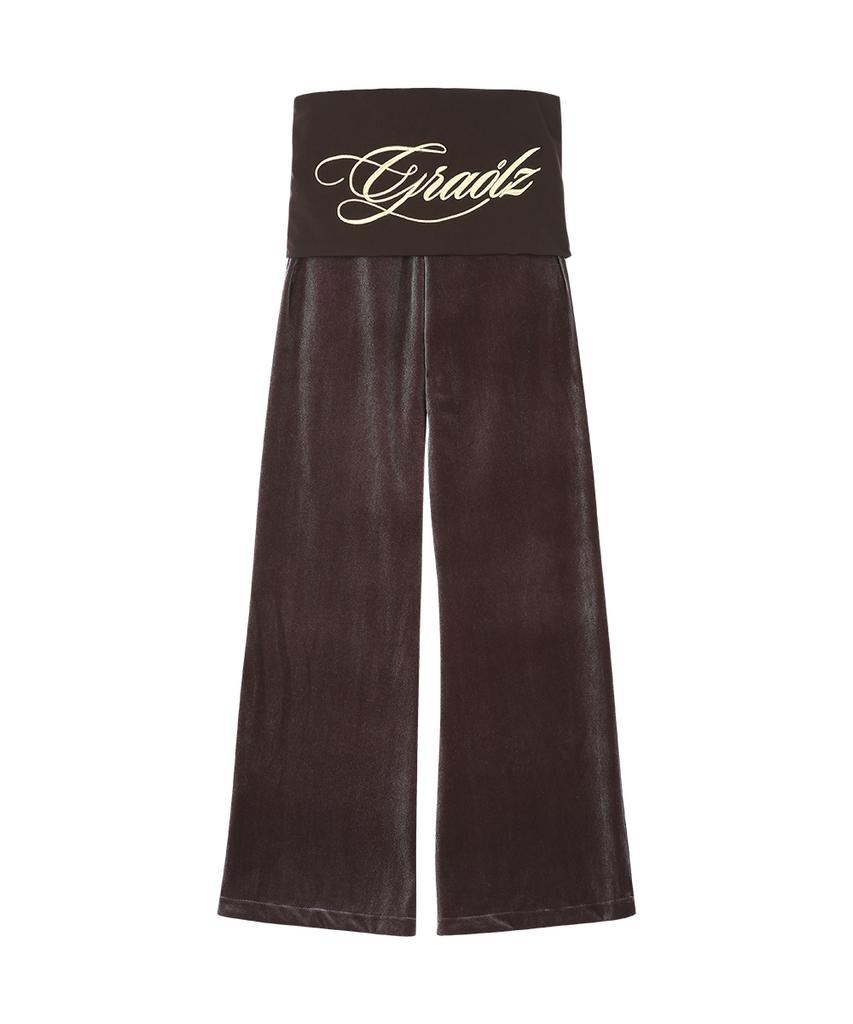 grailz Velvet Training Pants [Wine]