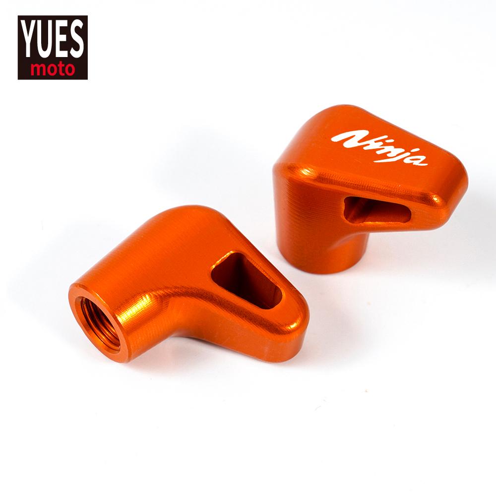 Motorcycle Accessories Tire Valve Air Port Stem Cover Cap Plug Aluminum for Kawasaki Ninja 250 300 400 650 ALL Year