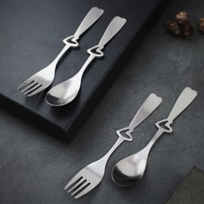 1Pc/Set Heart-Shaped Stainless Steel Coffee Stirring Spoon Dessert Ice Cream Spoon Scoop Teaspoon Kitchen Tableware Accessories