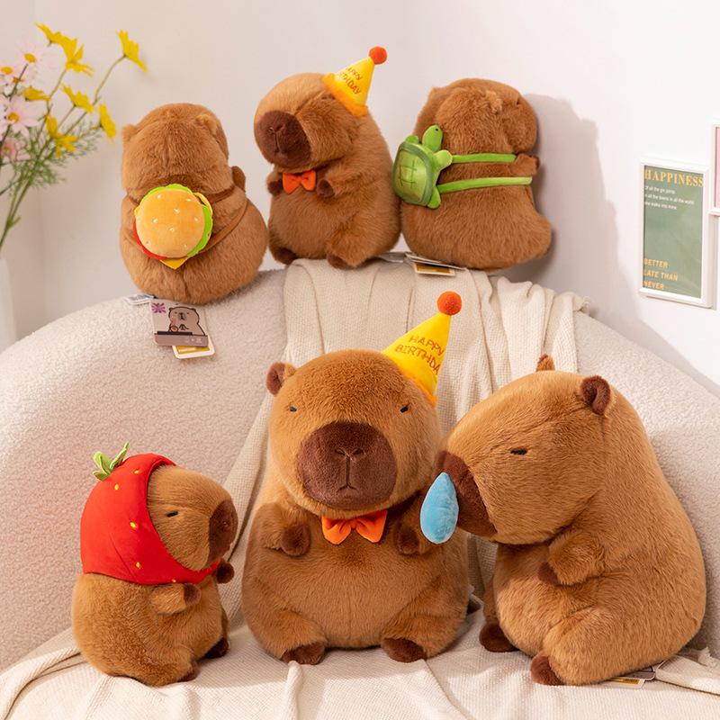 Adorable Capybara Plush Toy & Ornament Cushion