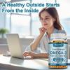 Omega 3 Fish Oil Capsules, Containing 3600 Mg, Are Rich In DHA and EPA, Beneficial for Cardiovascular Health and Immunity.