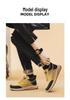 Men's Height-Boosting Casual Shoes, Breathable & Soft 6CM/8CM Sole, Wear-Resistant, Versatile Fashion Sneakers