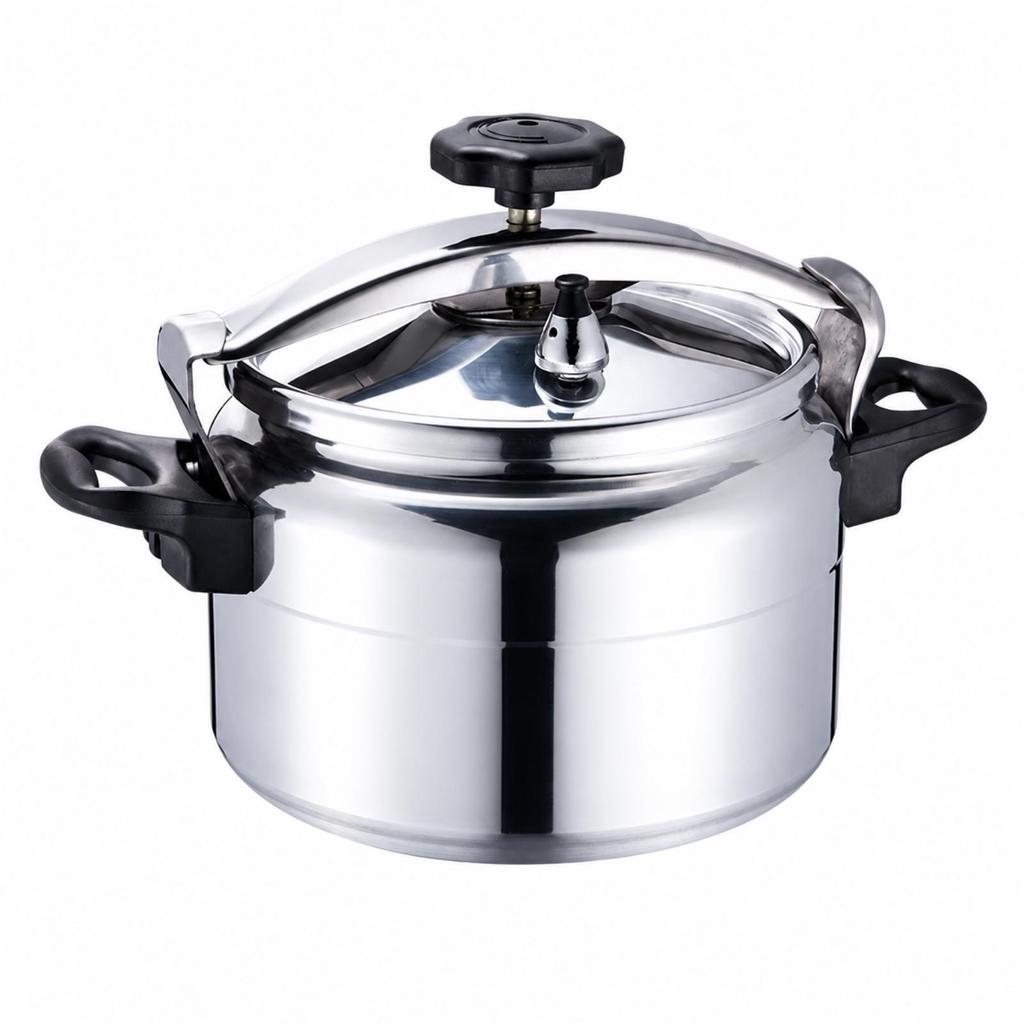 Stovetop Compatible Aluminum Pressure Cooker Heat-Resistant Non-Electric