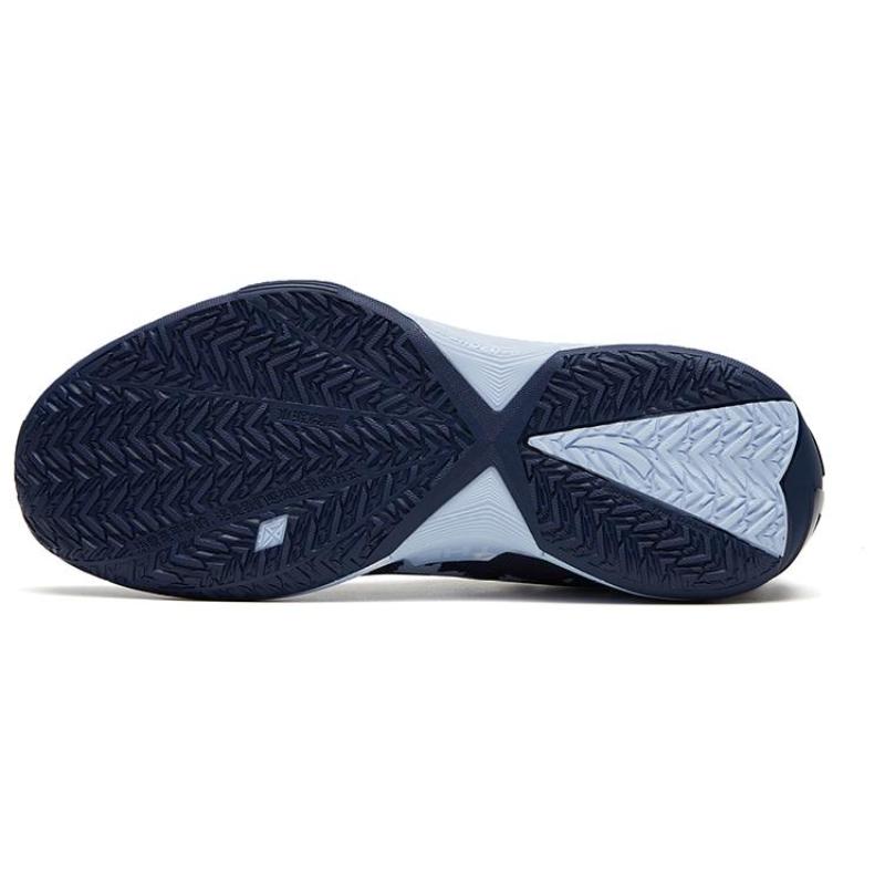 Anta Charge 5 Cushioned Slip-Resistant Abrasion-Resistant Low-Top Basketball Shoes Men's Blue Camouflage Sneakers 112331603-5