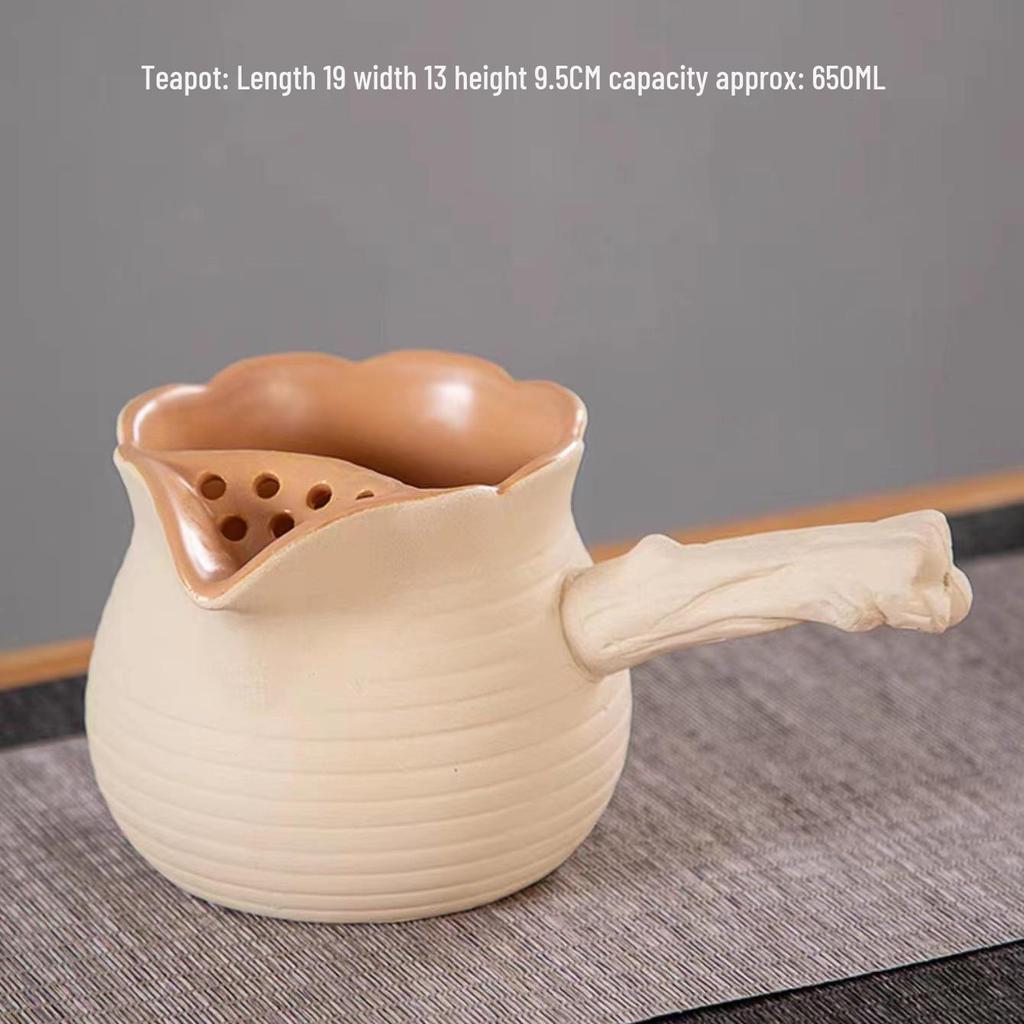 High-Temperature Resistant Ceramic Stove and Teapot Set for Outdoor Tea Brewing and Roasting
