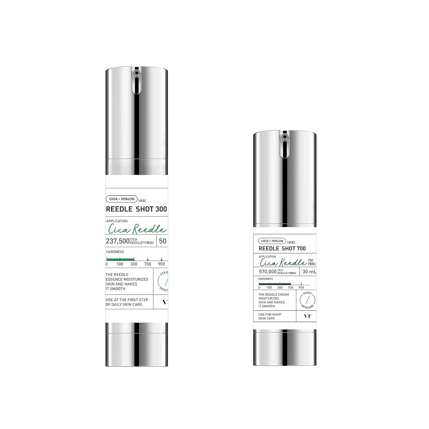 VTCOSMETICS Leadle Shot 300 700 Set Sensitive Skin Dry Pores Skincare Serum Introduction Liquid CICA