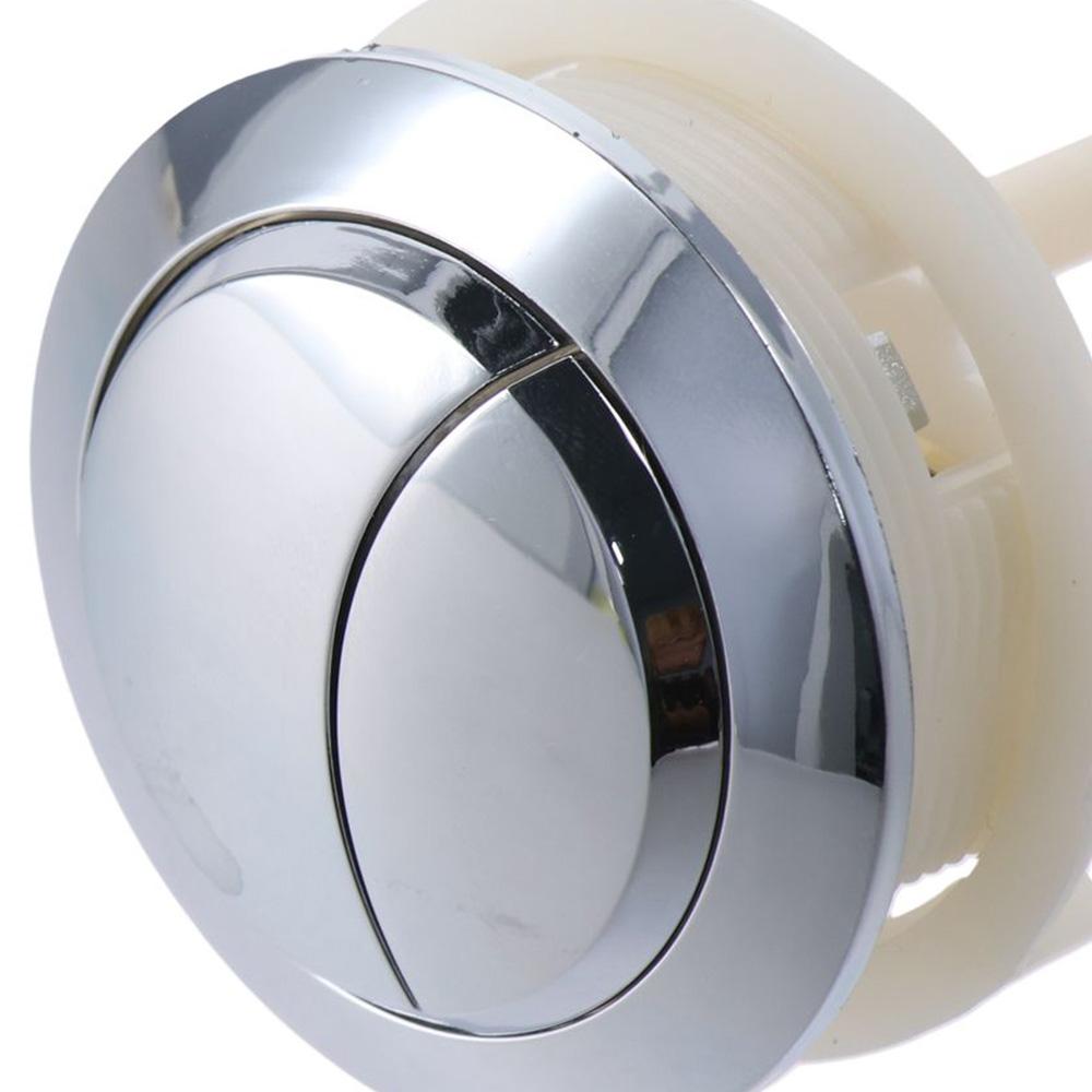 1pc ABS Toilet Water Tank Button Round Valve Toilet Flusher Dual Push Flushing Button  Closestool