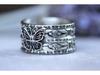 Vintage-inspiriertes stapelbares Schmetterlingsring-Set - 5-teiliges elegantes Design für Frauen