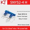 KT Keshitong Nylon Fork Terminal SNY1.25/2/3.5/5.5 with Copper Nose - National Standard Cold-Pressed Terminal