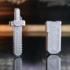Lie Kong Sword Fidget Slider ADHD Metal EDC Fidget Toys Office Desk Toys Anxiety Stress Relief Toys Adults Gifts