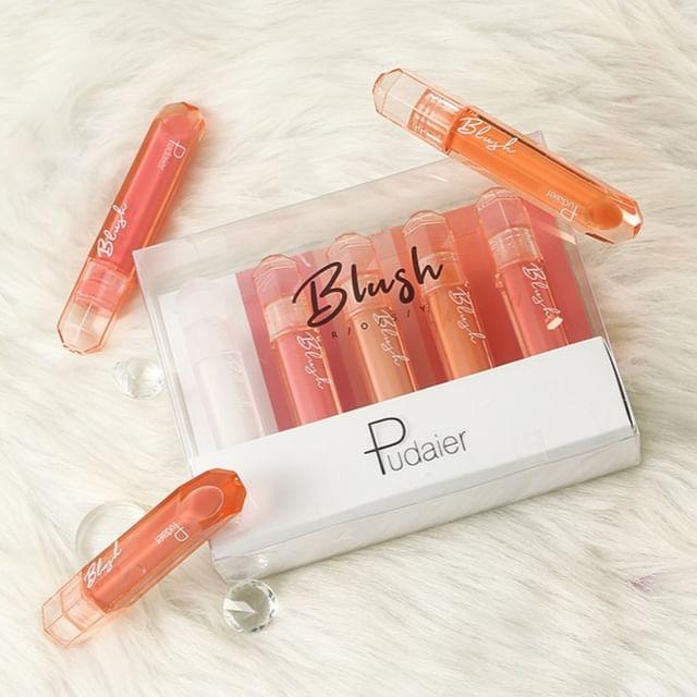 

Pudaier - Silky Light Liquid Blush Set - 2 Types 02 (6g x 5pcs)