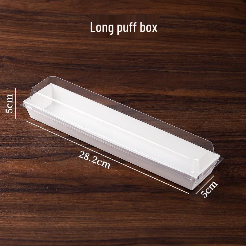Rousong Xiaobei Pastry Box: Oil-Proof Takeout Container for Desserts, Snow Mei Niang, Puffs, and Cake Rolls.