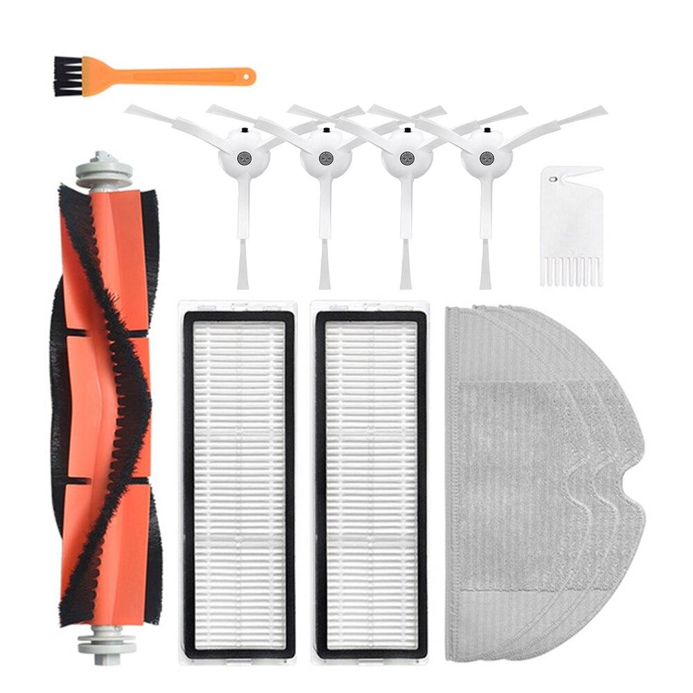 HEPA-filter + sidebørste + hovedbørste for Xiaomi MI Robotstøvsuger 2 Roborock S50 S51 støvsugerdeler, tilbehør