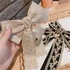 1PC Fabric Big Bow Spring Clip Lady Lace Embroidery Hair Clip Hairgrip Holiday Gifts Women Hair Pins Wedding Hair Accessories